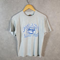 Vintage Fruit of the Loom Poland Lady Pups USA 90s Single Stitch T Shirt Men’s Medium Grey C8955
