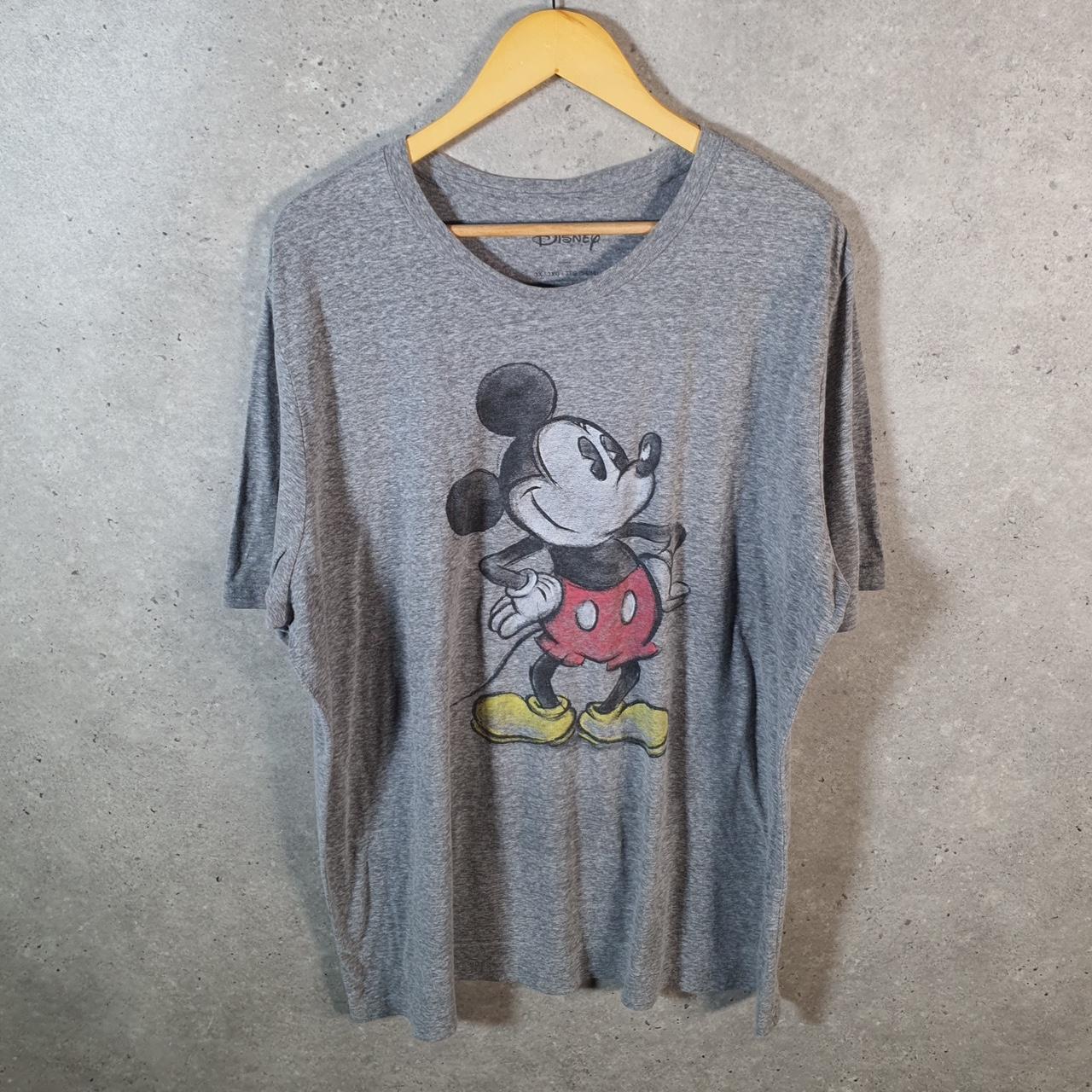 Vintage Disney Land Mickey Mouse T Shirt Men’s 3XL Grey Graphic Cartoon