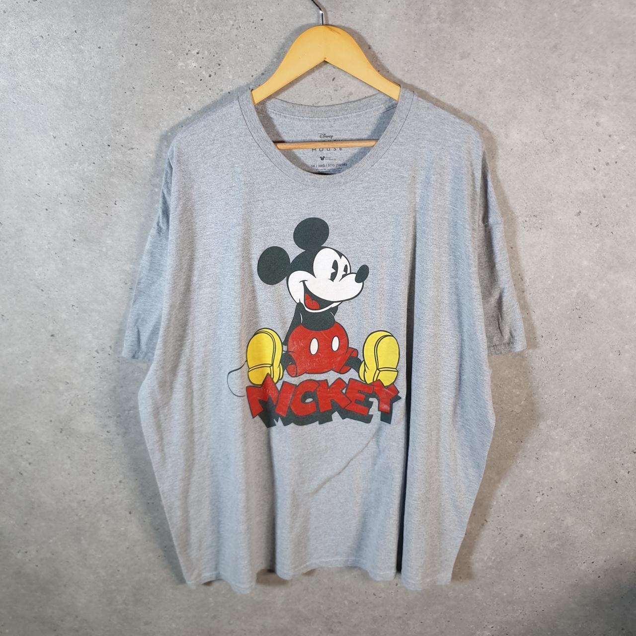 Vintage Disney Land Mickey Mouse T Shirt Men’s 3XL Grey Graphic Cartoon