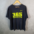 Vintage Nike 365 Every Damn Day T Shirt Men’s XL Black Logo Swoosh Athletic