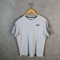 Vintage Puma Spellout T Shirt Men’s Medium White
