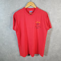 Vintage Hanes Fitness Factory 1990 USA Single Stitch T Shirt Men’s Large Red C8070