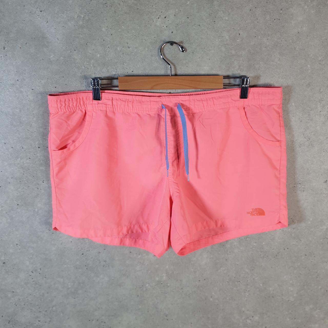Vintage The North Face TNF Shorts Jorts Chino Cargo Womens Large Pink Baggy Cotton