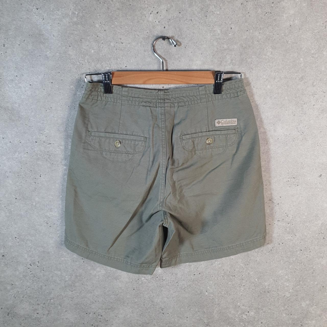 Vintage Columbia Cargo Shorts Womens UK10 Khaki Green Athletic Hiking
