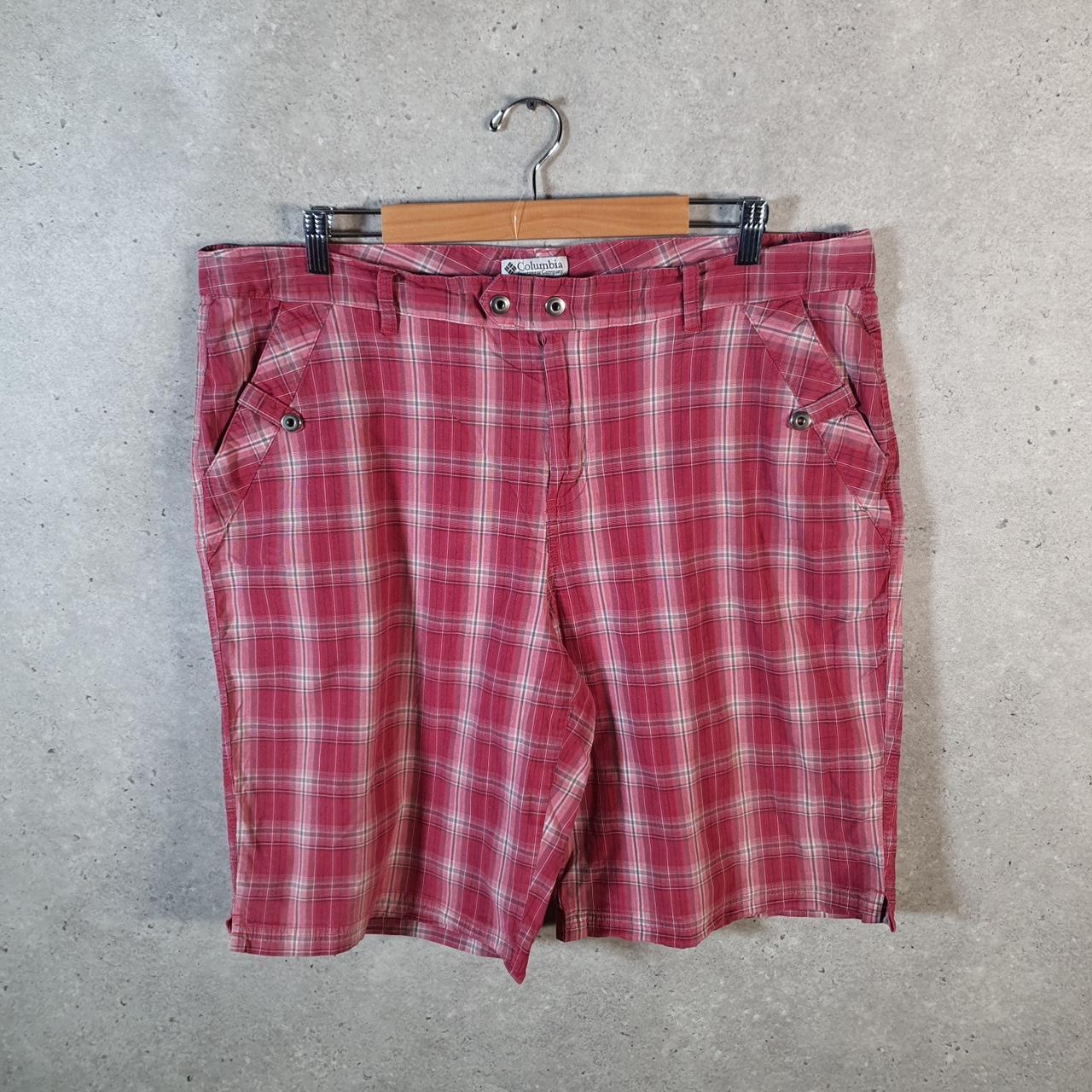Vintage Columbia Cargo Shorts Womens W40 Pink Athletic Hiking
