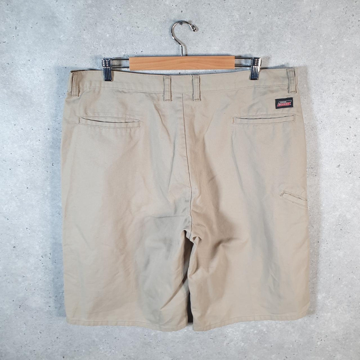 Vintage Dickies Baggy Chino Shorts Jorts Cargo Mens W40 Brown Loose Fit