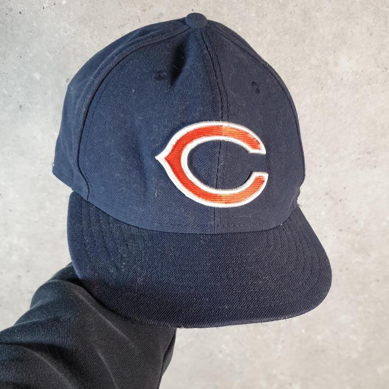 Vintage NFL Chicago Bears Cap Men’s USA Spellout Athletic 7 1/4 C8528