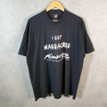 Vintage Fruit of the Loom Tommy Guns Garage Chicago 90s Single Stitch T Shirt Men’s XL Black C7908