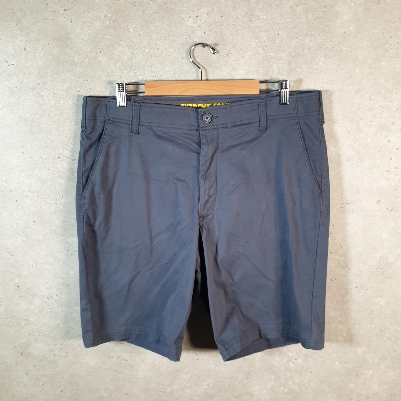 Vintage Lee Extreme Comfort Shorts Jorts Chino Cargo Men’s W38 Grey Cotton