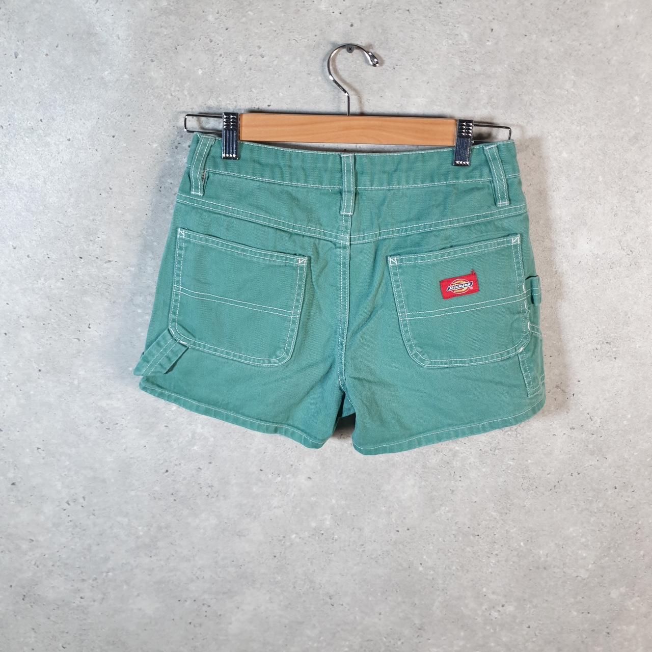 Vintage Dickies Baggy Chino Shorts Jorts Cargo Womens W25 Blue Denim Loose Fit