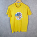 Vintage Screen Stars McNair Onizuka Resnik 90s USA Single Stitch T Shirt Men’s Large Yellow C8930