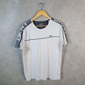 Vintage DKNY Spellout T Shirt Men’s Medium White Graphic Logo Casual C9953