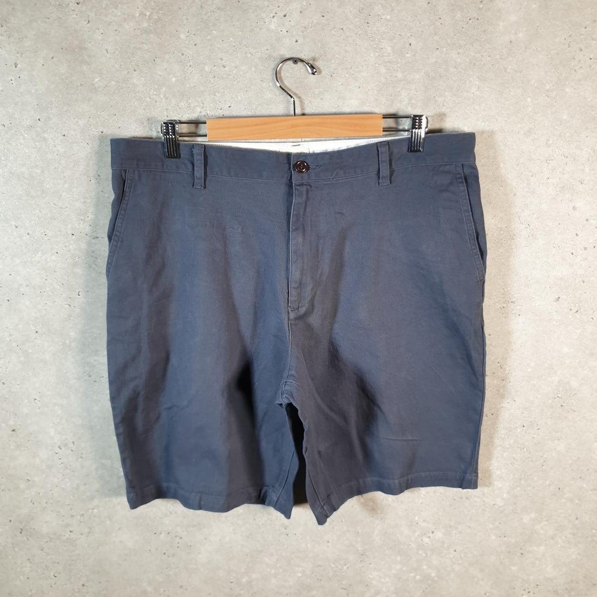 Vintage Dockers Chino Shorts Jorts Cargo Men’s W36 Grey Baggy Cotton A4394