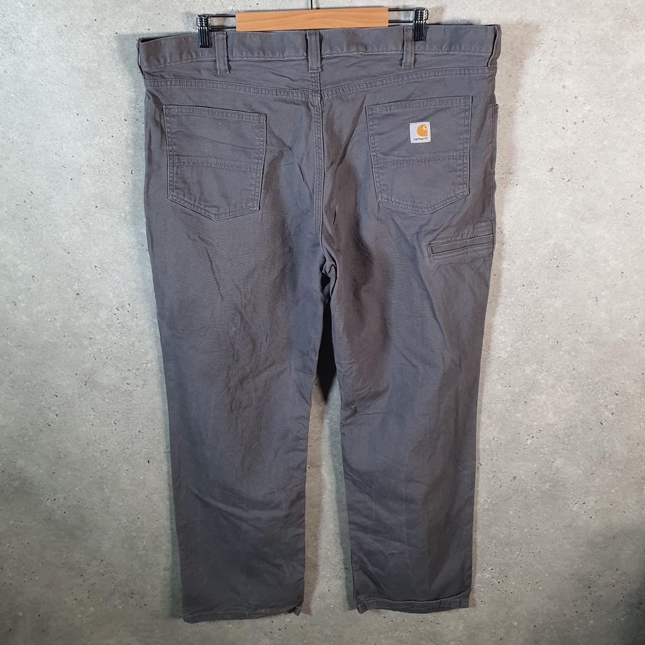 Vintage Carhartt Carpenter Trousers Mens W42 L30 Grey Relaxed Fit Workwear USA