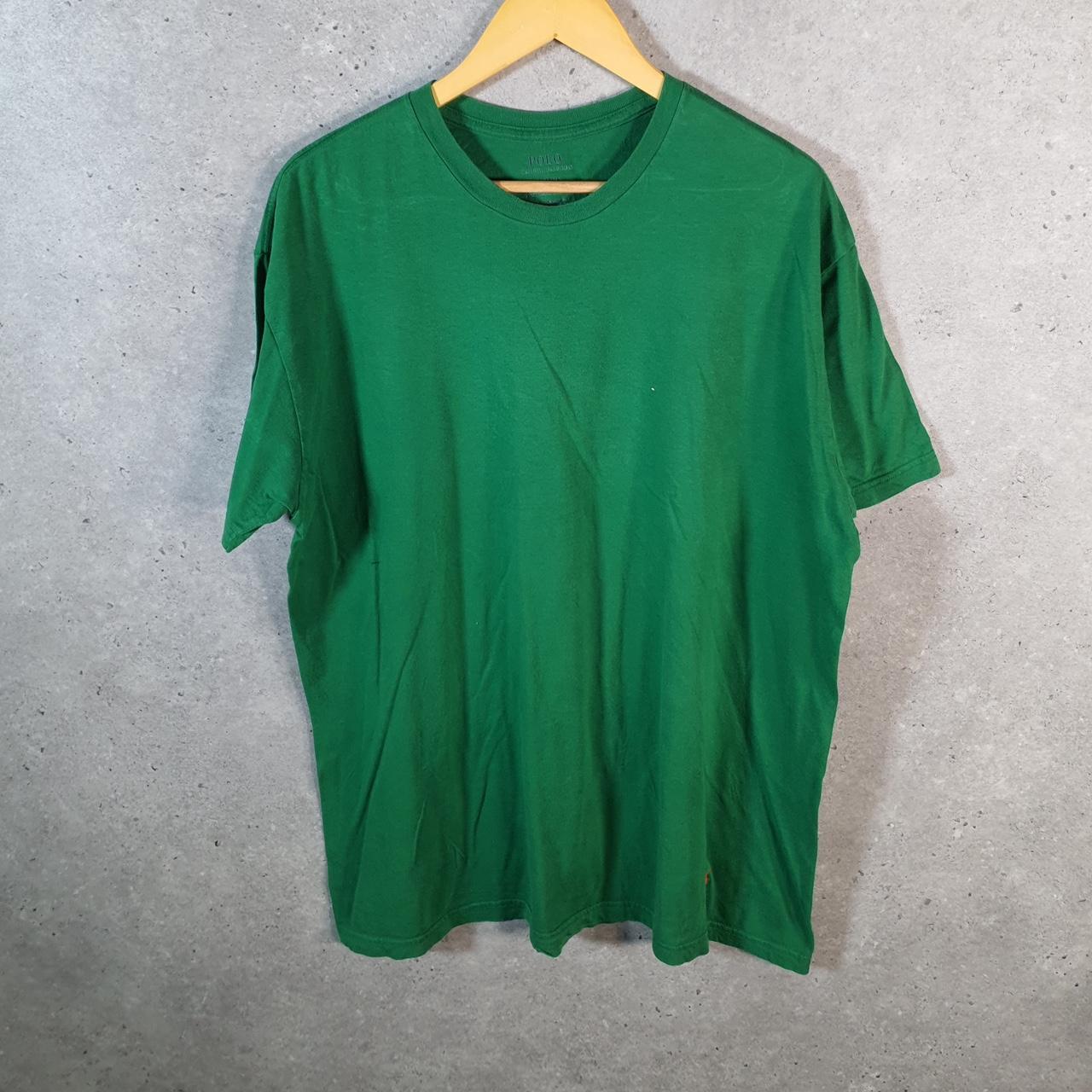 Vintage Ralph Lauren Polo Sport T Shirt Men’s XL Green Classic Fit Embroidered Pony C8646