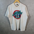 Vintage Fruit of the Loom 1997 Arts Fest River Run Single Stitch T Shirt Men’s XL White C9374