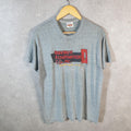 Vintage Hanes Babbitt Foundation Tamworth USA Single Stitch T Shirt Men’s Medium Grey