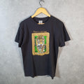 Vintage Alore Jaguar 1994 Animal USA Graphic Single Stitch T Shirt Men’s Medium Black C9016