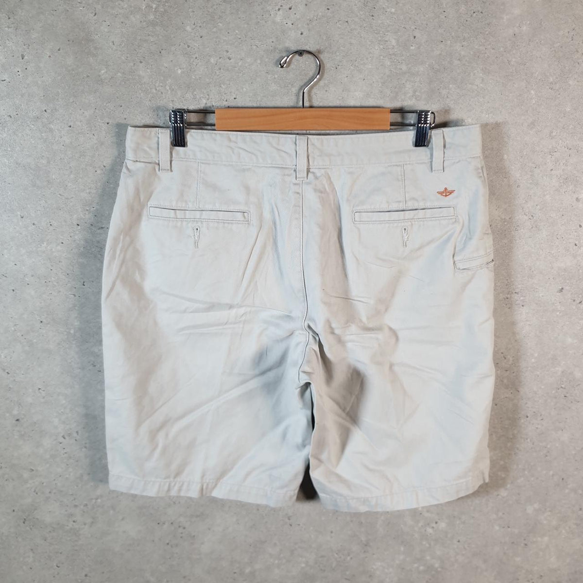 Vintage Dockers Chino Shorts Jorts Cargo Men’s W36 Brown Baggy Cotton A4267