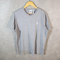 Vintage Adidas Embroidered Trefoil Retro T Shirt Mens Large Grey Logo Athletic