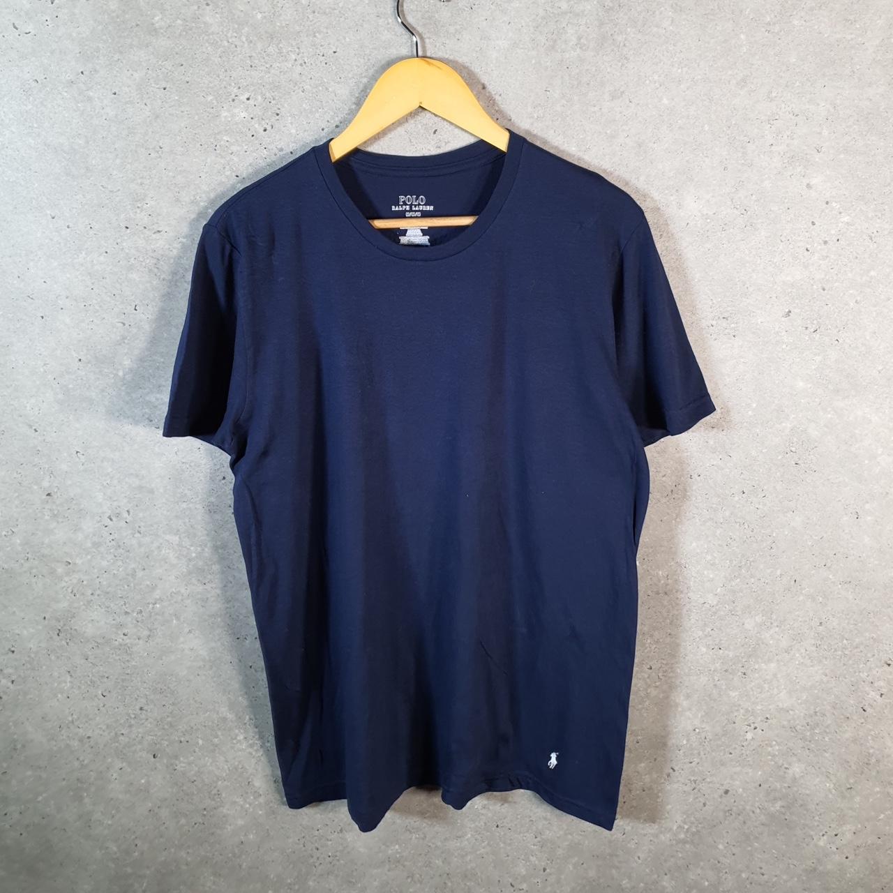 Vintage Ralph Lauren Polo Sport T Shirt Men’s Medium Blue Classic Fit Embroidered Pony C8665