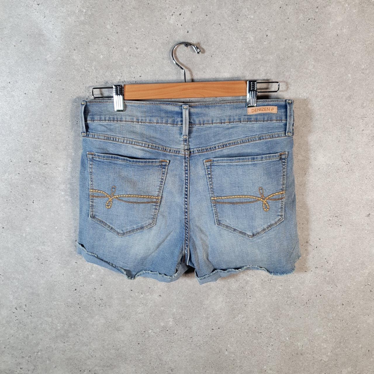 Vintage Levi’s Cut Off Baggy Shorts Jorts Cargo Womens W32 Blue Relaxed Denim