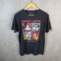 Vintage Disney Land Mickey Mouse T Shirt Shirt Men’s  Medium Grey Graphic Cartoon C9724