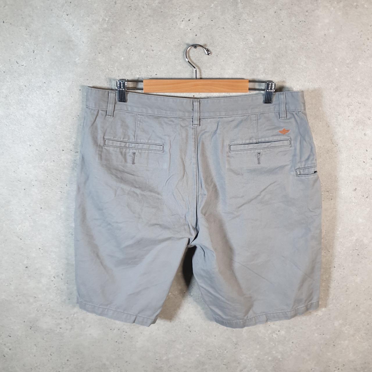 Vintage Dockers Chino Shorts Jorts Cargo Men’s W38 Grey Baggy Cotton