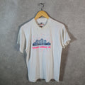 Vintage Fruit of the Loom Cook Fort Medical 1989 USA Single Stitch T Shirt Men’s Medium White C9491