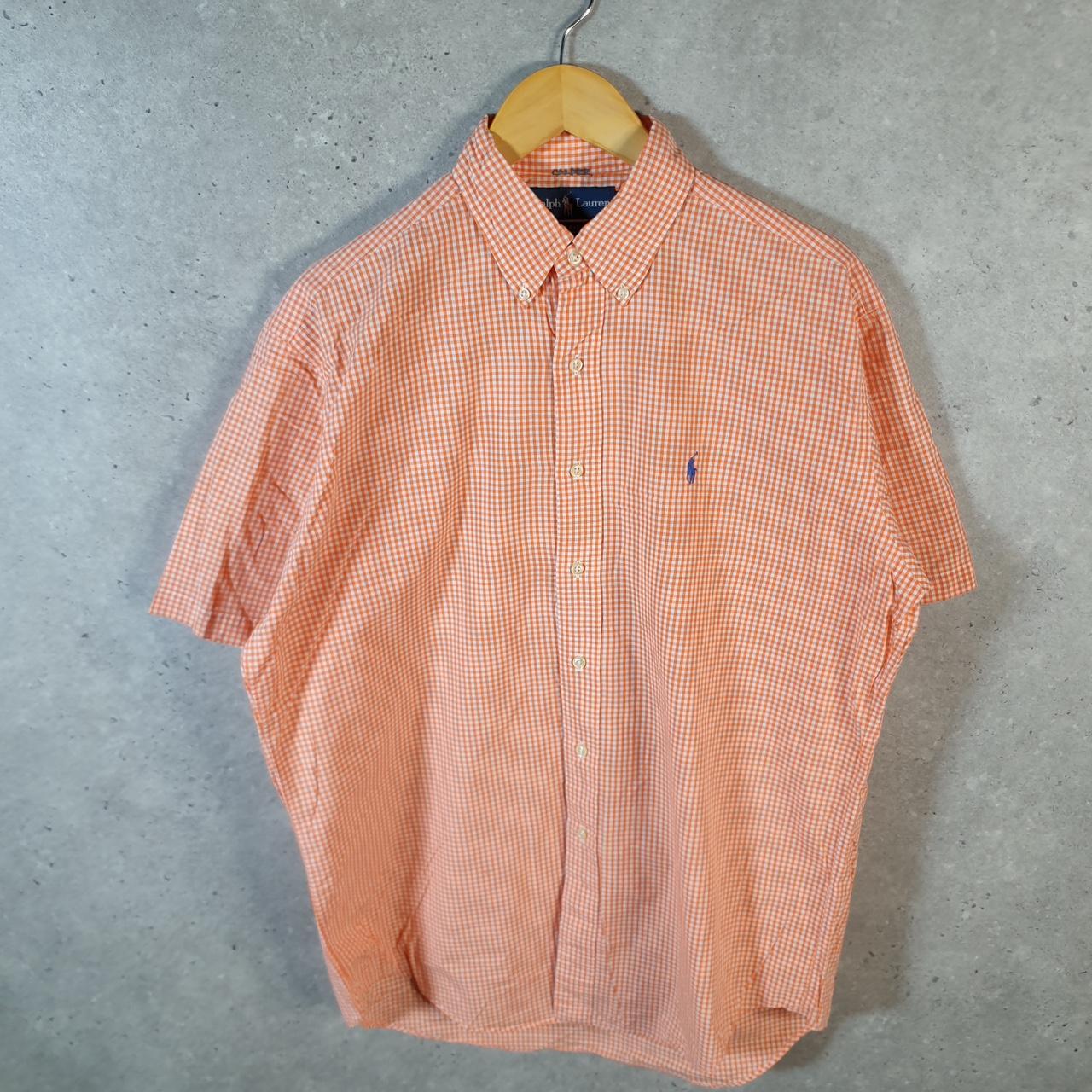 Vintage Ralph Lauren Button Down Shirt Men’s M Checkered Blake Pony Cotton