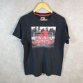 Vintage Adidas Go To Tee T Shirt Womens XL Black Three Stripes Logo Athletic