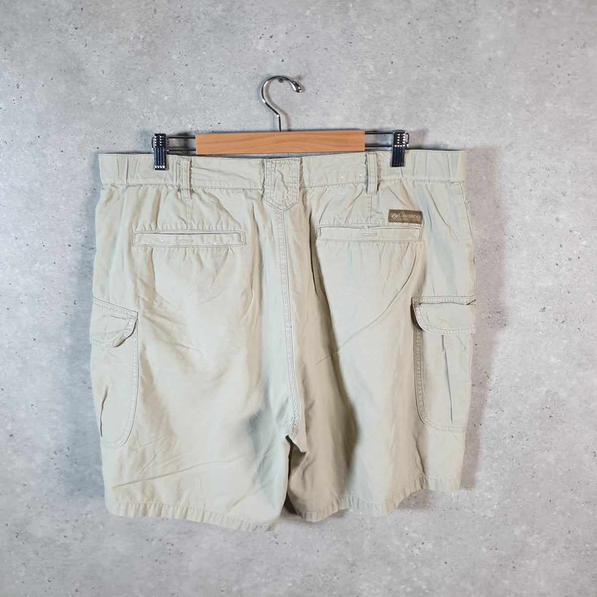 Vintage Columbia Carpenter Shorts Jorts Cargo Men’s W40 Brown Athletic Hiking Baggy