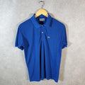 Vintage Lacoste Polo Shirt Men’s Large Blue Regular Fit Embroidered Logo
