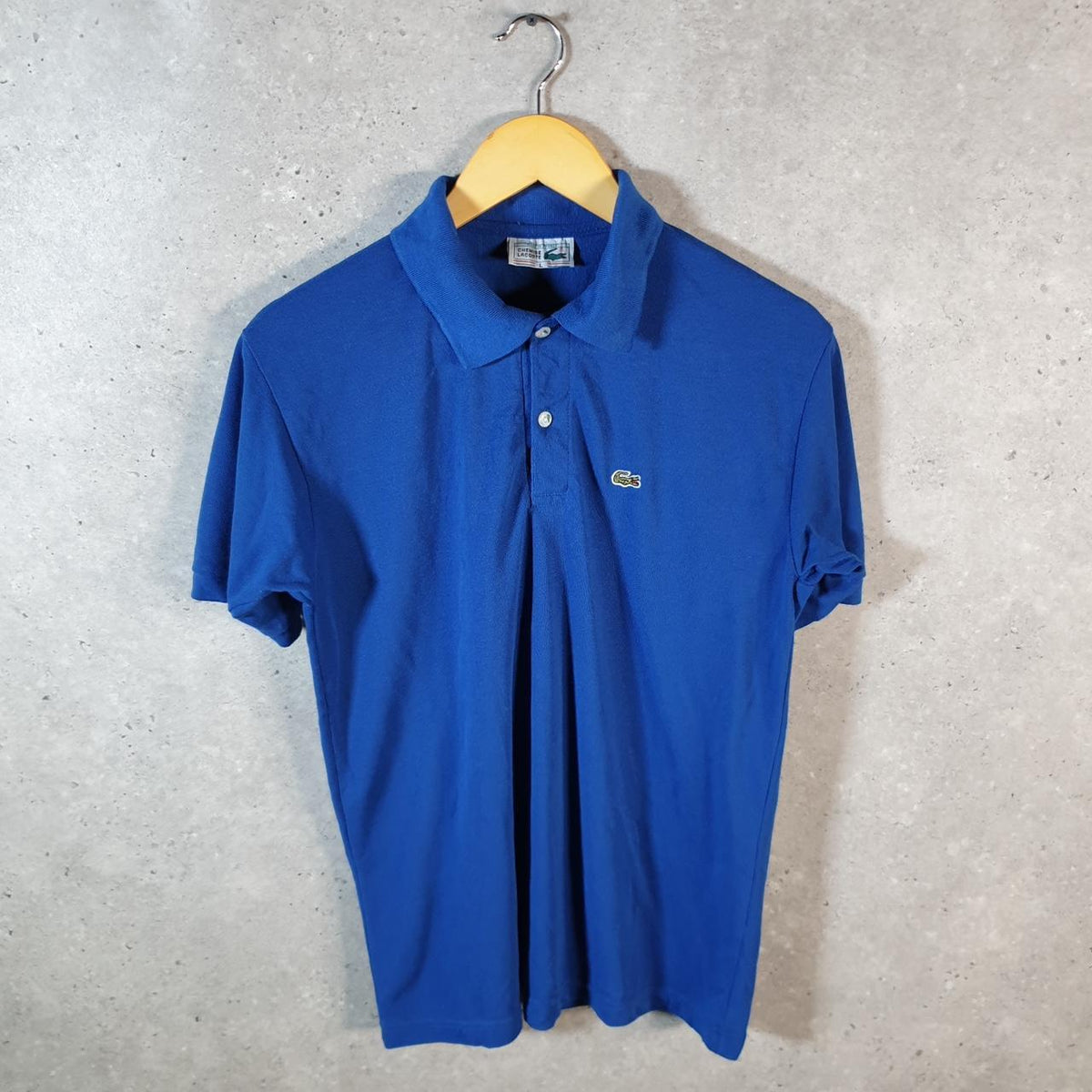 Vintage Lacoste Polo Shirt Men’s Large Blue Regular Fit Embroidered Logo