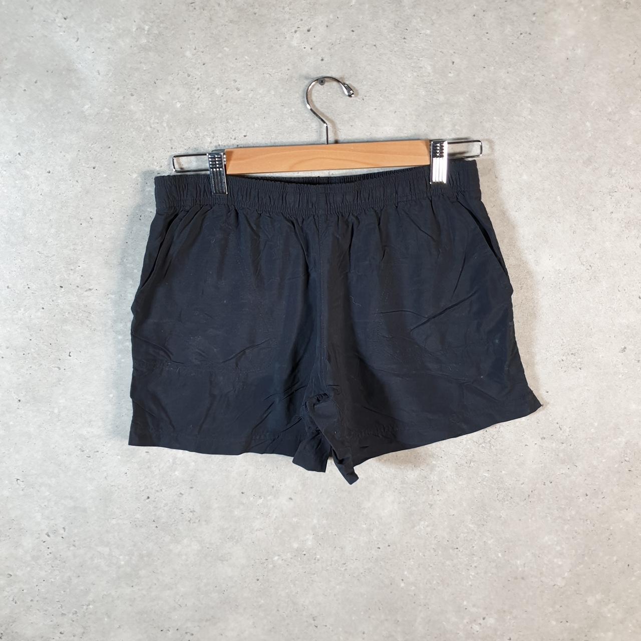 Vintage Columbia Performance Fishing Gear Shorts Womens Small Black Athletic Hiking