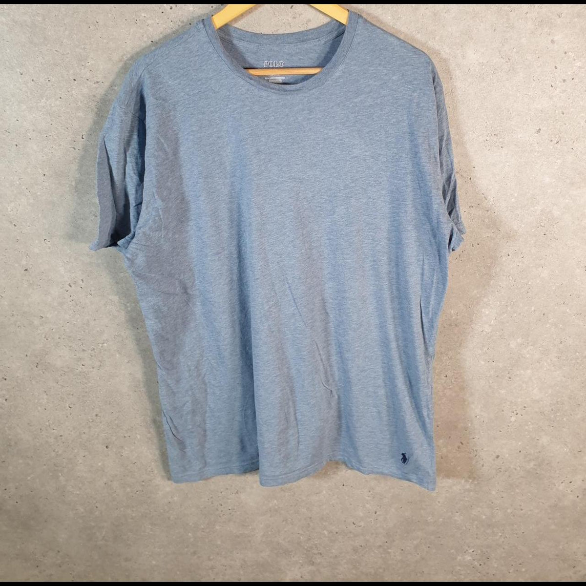 Vintage Ralph Lauren Polo T Shirt Men’s Large Blue Embroidered Classic Fit Pony C8574