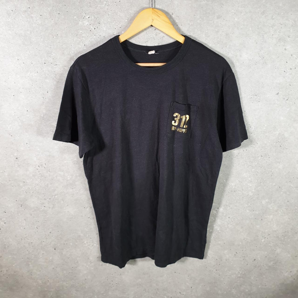 Vintage 312 Dry Hopped Goose Island Beer Co 90s USA Single Stitch T Shirt Men’s Large Black