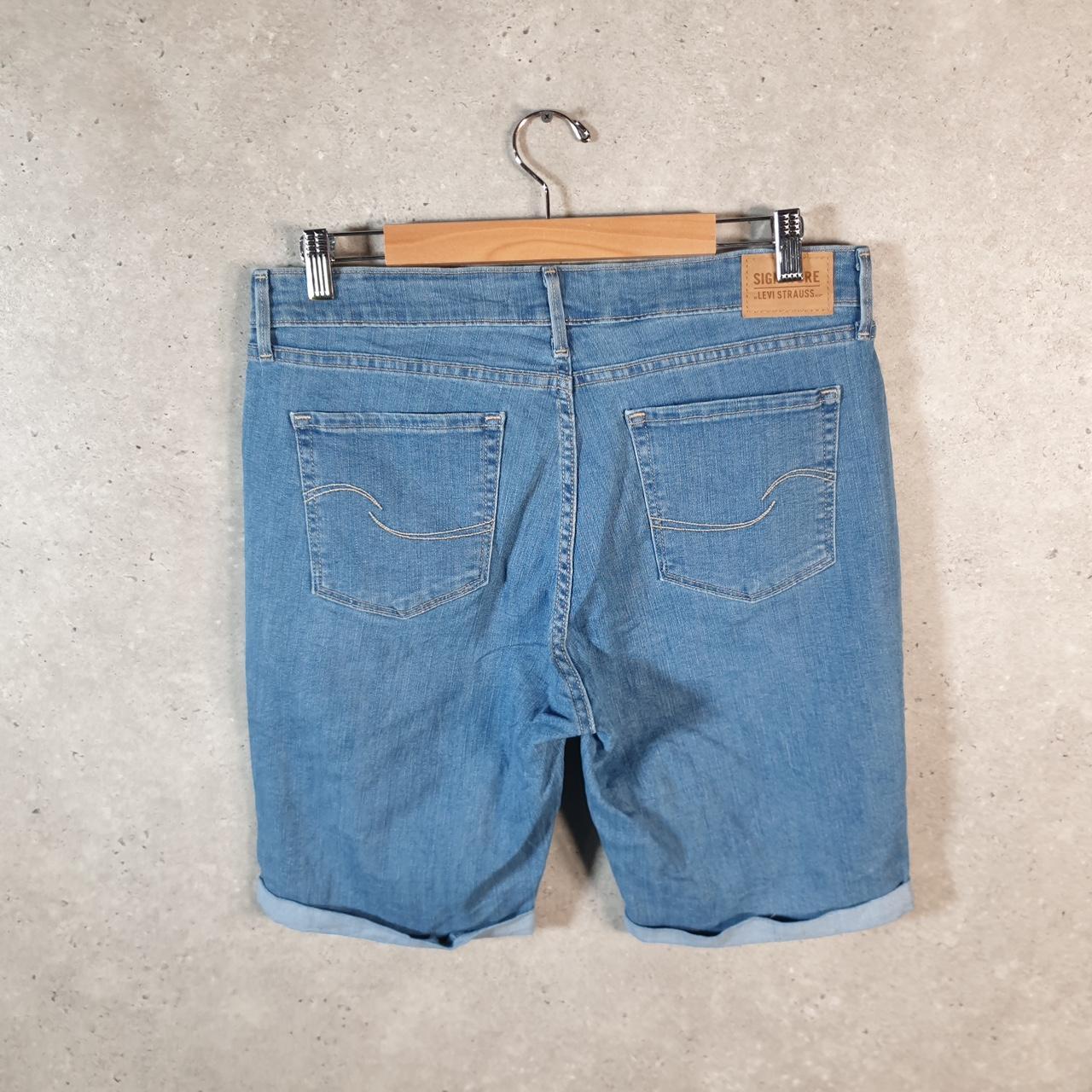 Vintage Levi’s Baggy Shorts Jorts Cargo Womens W31 Blue Relaxed Denim