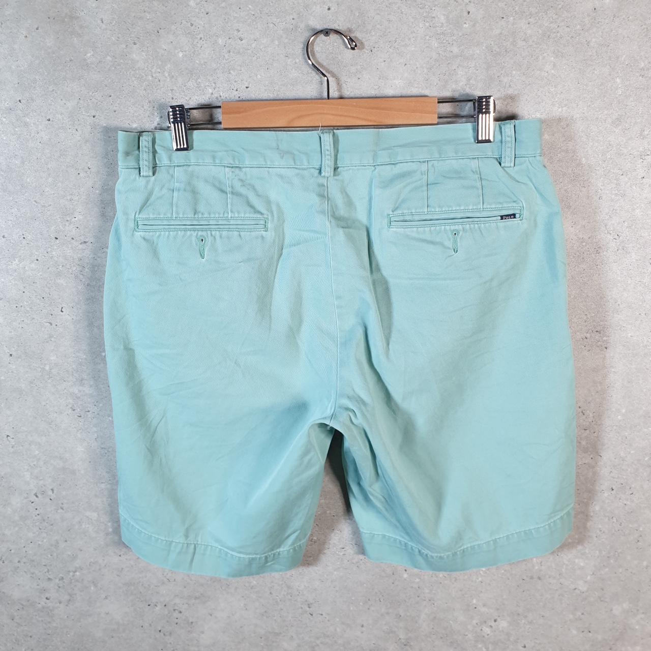 Vintage Ralph Lauren Polo Shorts Jorts Chino Cargo Men’s W35 Blue Baggy Cotton