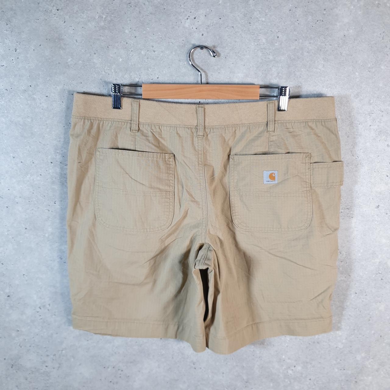 Vintage Carhartt Baggy Carpenter Shorts Jorts Cargo Womens W40 Brown Original Fit