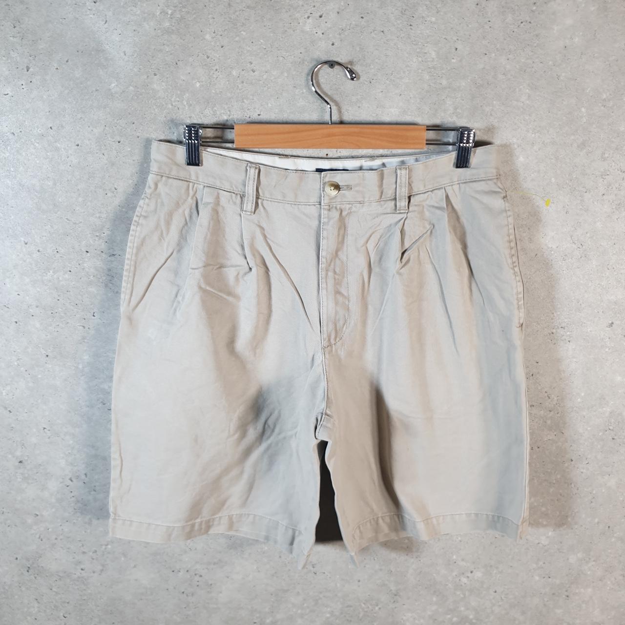 Vintage Izod Golf Chino Shorts Jorts Cargo Men’s W34 Brown Baggy Cotton