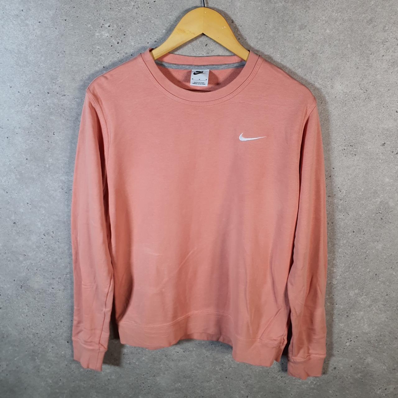 Vintage Nike Club Embroidered Sweatshirt Men’s M Pink Swoosh Y2K Pullover Logo