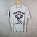Vintage Screen Stars Best Pow Mia Glendale USA Single Stitch T Shirt Men’s XL Grey Big Fish Vintage