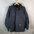 Vintage Carhartt Hickman Quilted Work Jacket Men’s Medium Black Workwear Canvas USA Big Fish Vintage