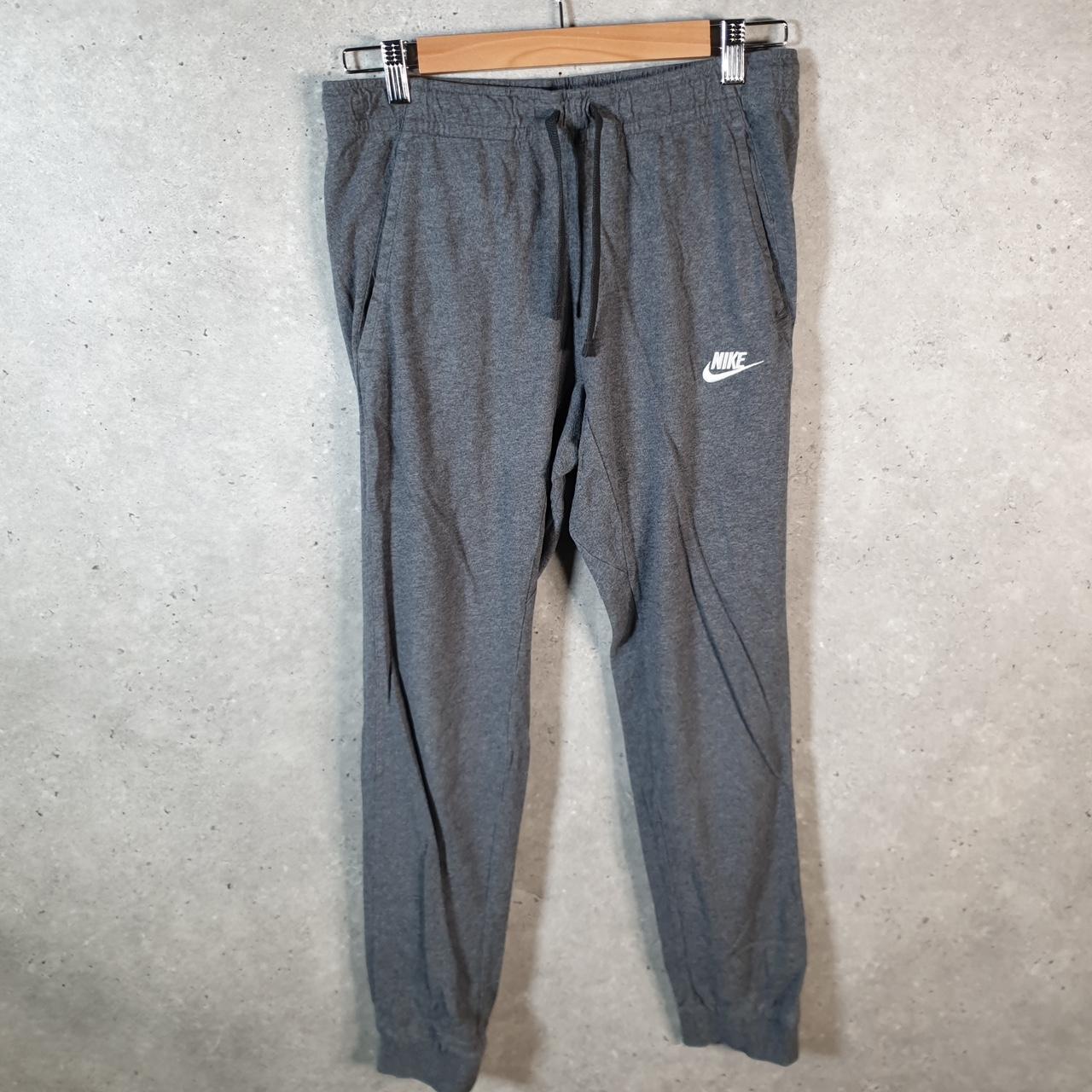 Vintage Nike Club Sweatpant Joggers Mens Small Grey Swoosh Sports Tracksuit 1