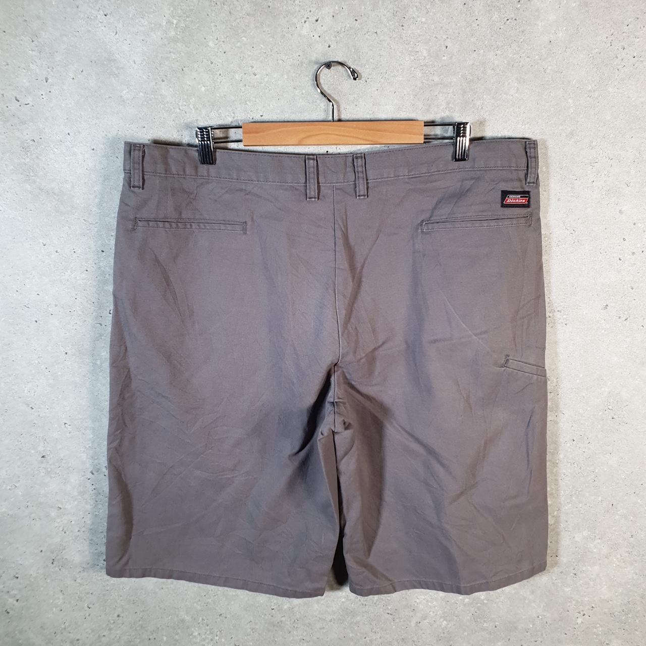 Vintage Dickies Baggy Chino Shorts Jorts Cargo Mens W40 Grey Regular Fit