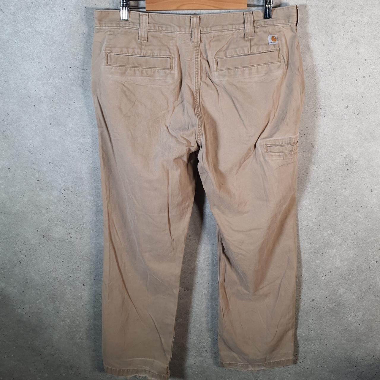 Vintage Carhartt Carpenter Trousers Mens W36 L30 Brown Relaxed Fit Workwear