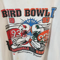 Vintage Fruit of the Loom 1993 Bird Bowl Cardinals Hawks Single Stitch T Shirt Men’s XL White C8043