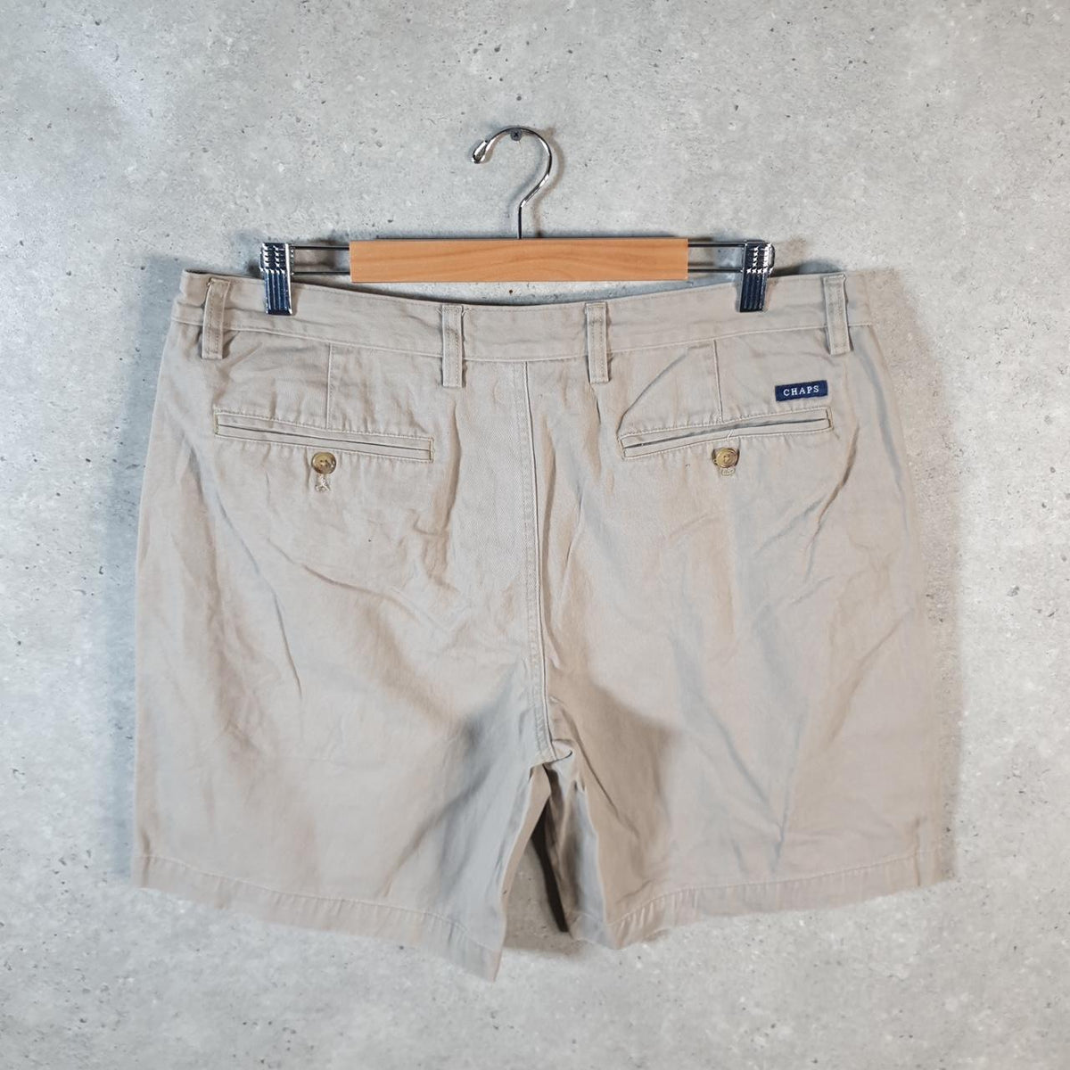 Vintage Chaps Ralph Lauren Polo Shorts Jorts Cargo Men’s W38 Brown Baggy Cotton