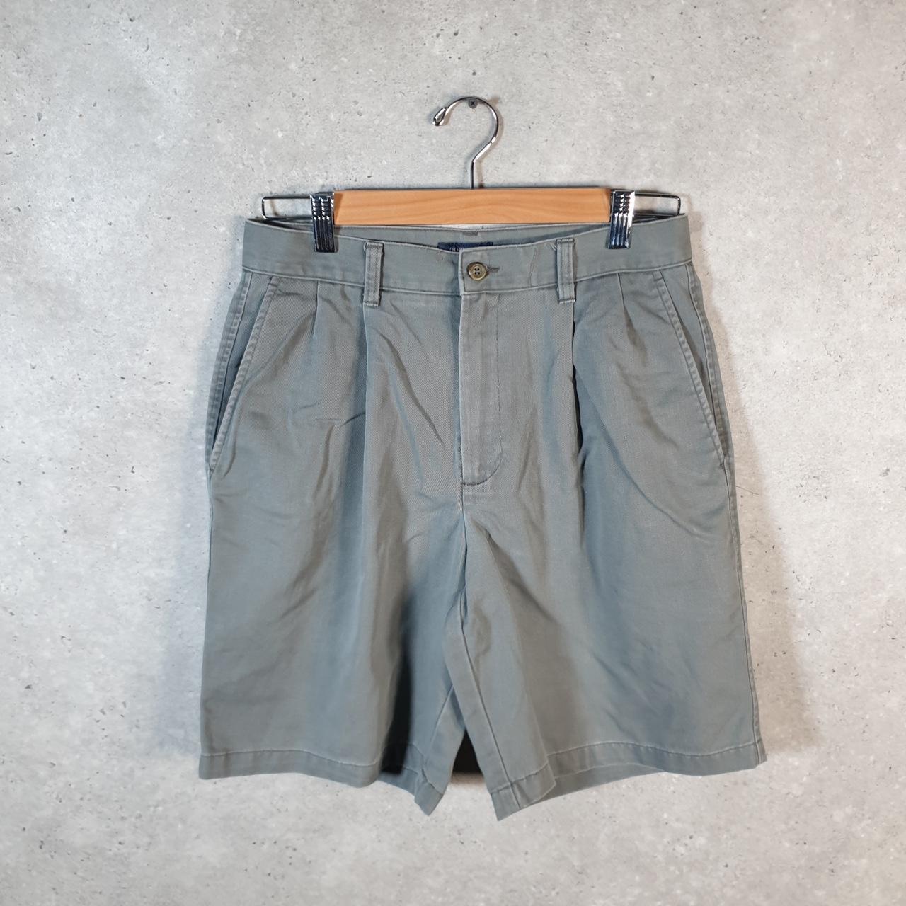 Vintage Dockers Chino Shorts Jorts Cargo Men’s W30 Khaki Green Baggy Cotton